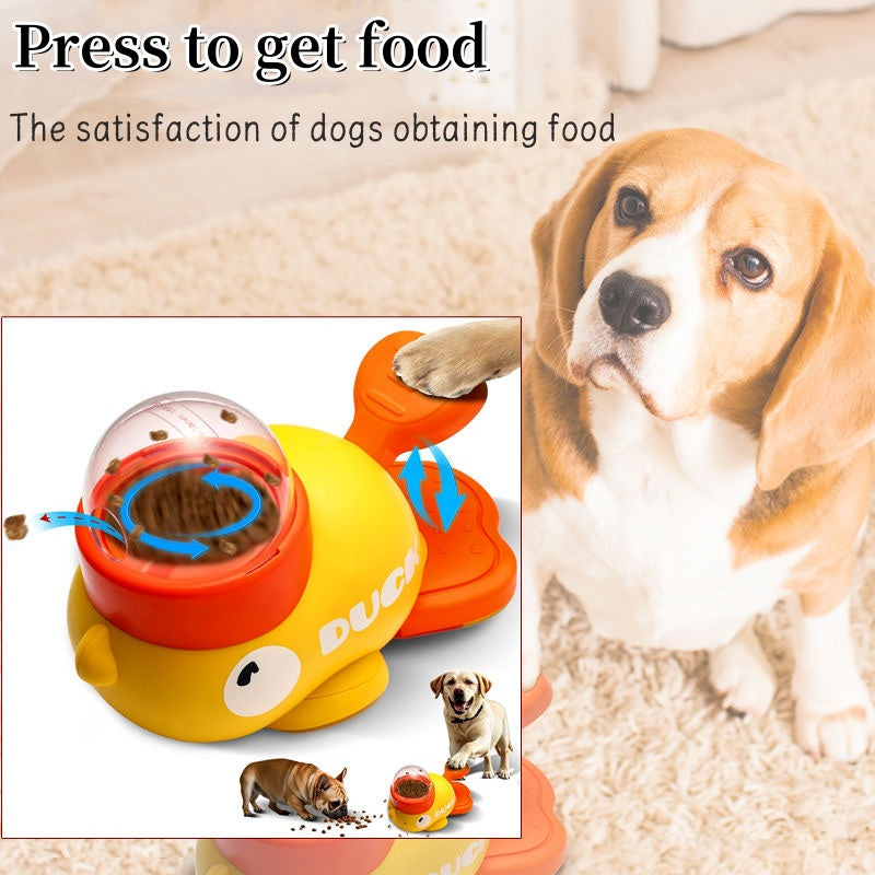 Duck Puzzle Feeder Toy for Fun Dog Training
