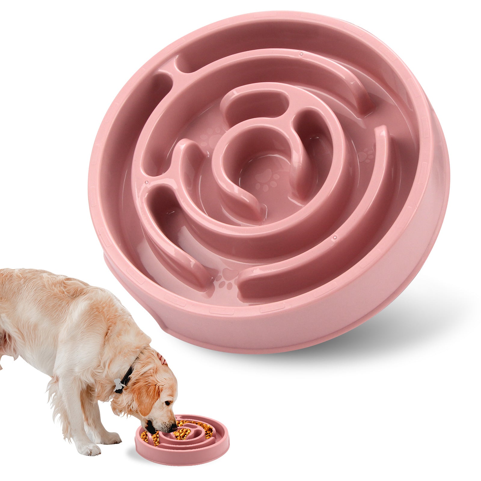 Silicone Puzzle Slow Feeder Bowl for Healthy Eating
