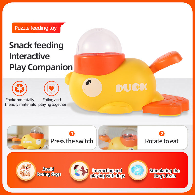 Duck Puzzle Feeder Toy for Fun Dog Training