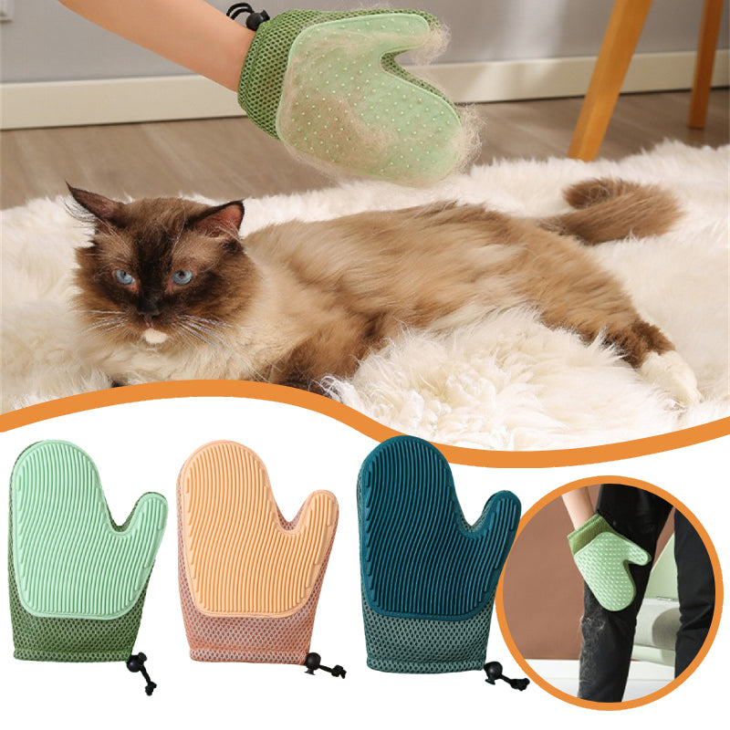 Easy Grooming Glove for Shedding Pets
