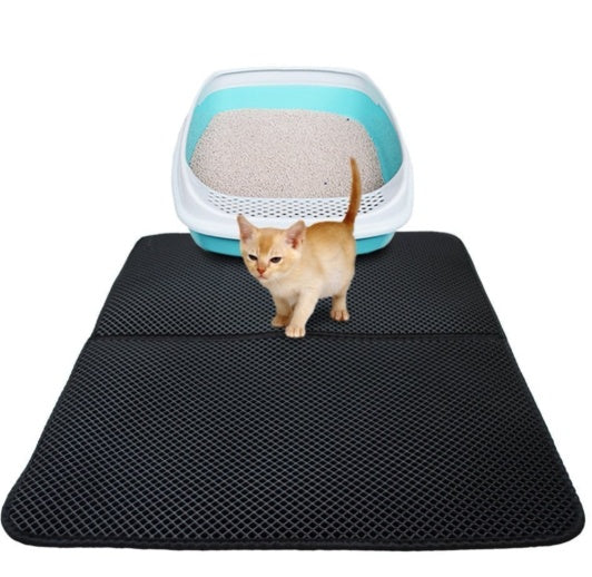 Waterproof Cat Litter Mat That Traps Mess Instantly
