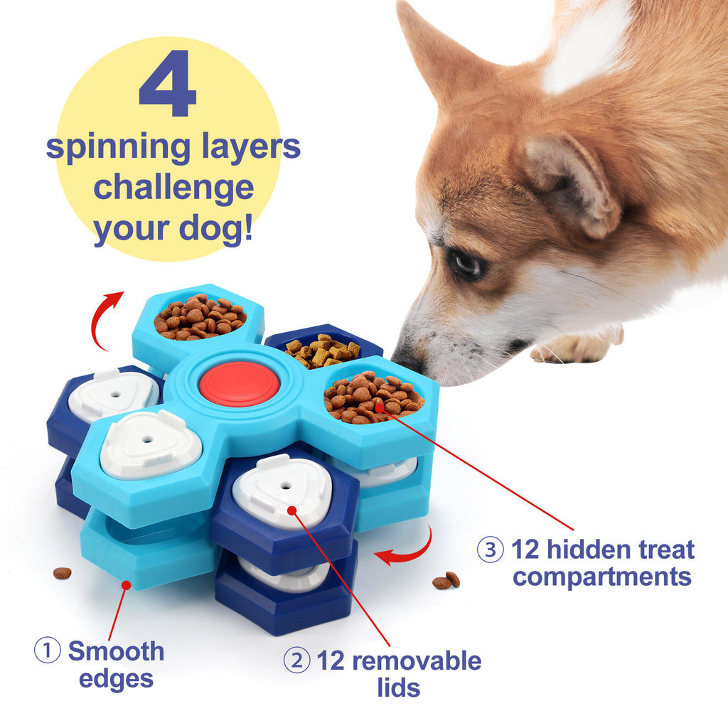 Treat Dispensing Puzzle Toy for Happy Dogs