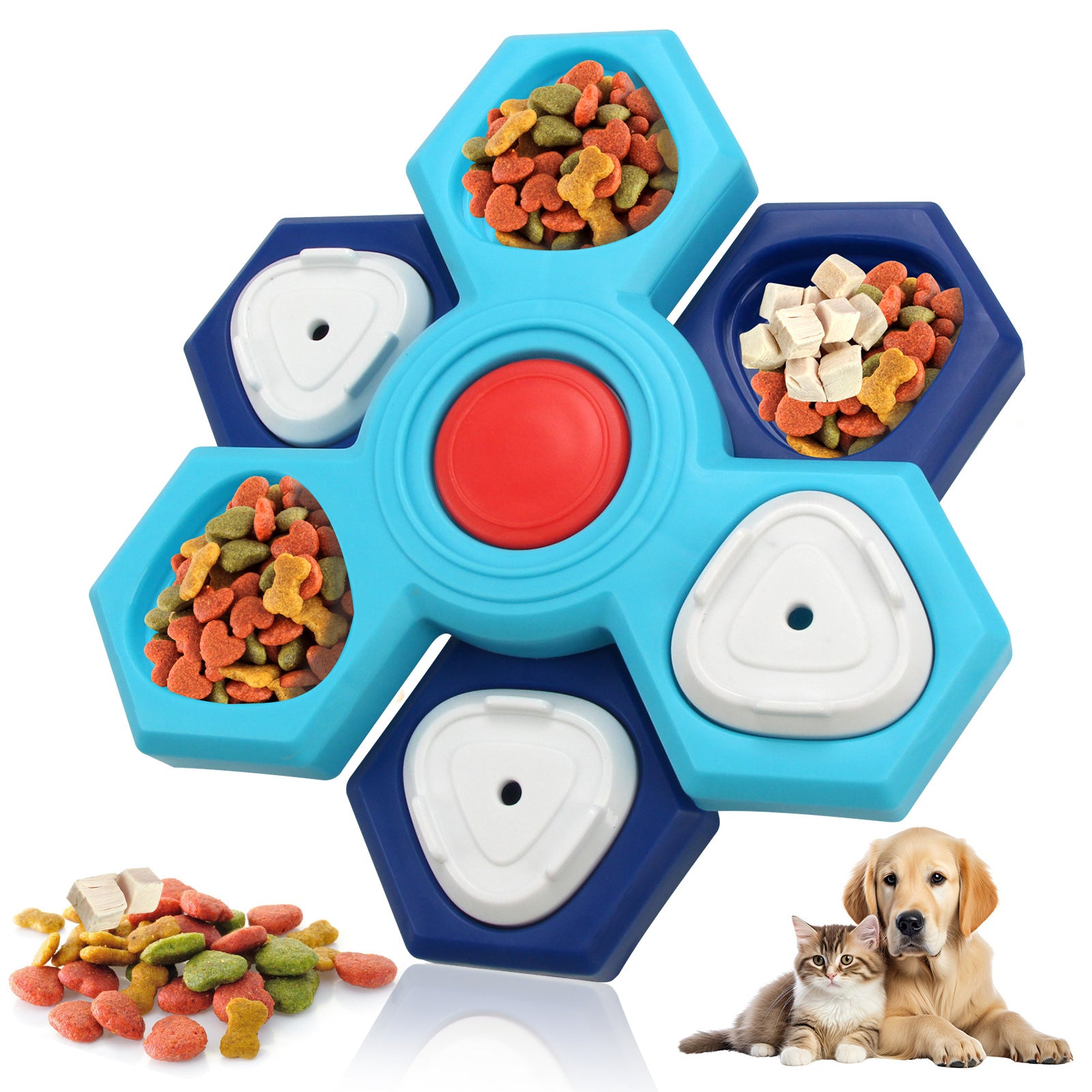 Treat Dispensing Puzzle Toy for Happy Dogs