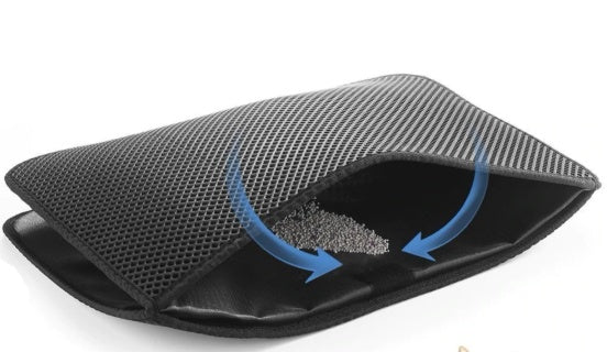 Waterproof Cat Litter Mat That Traps Mess Instantly