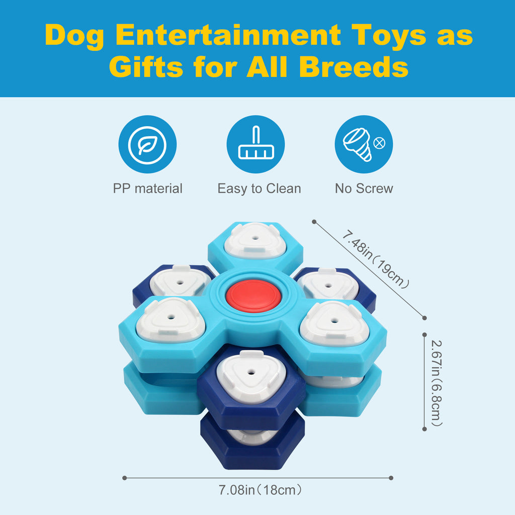 Treat Dispensing Puzzle Toy for Happy Dogs