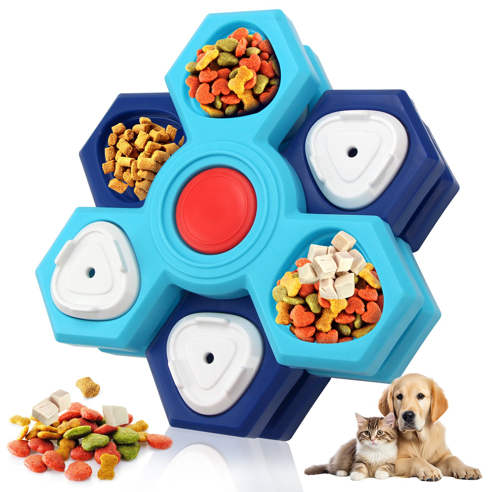 Treat Dispensing Puzzle Toy for Happy Dogs