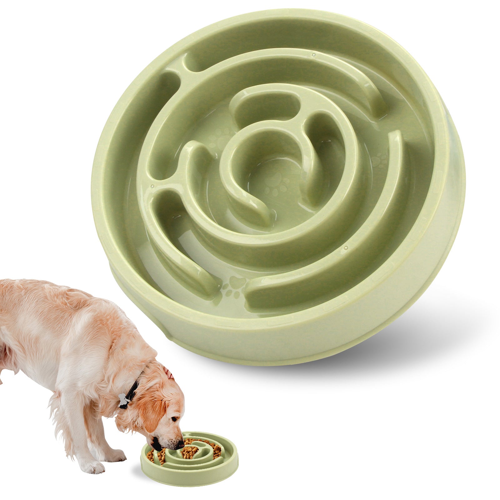 Silicone Puzzle Slow Feeder Bowl for Healthy Eating