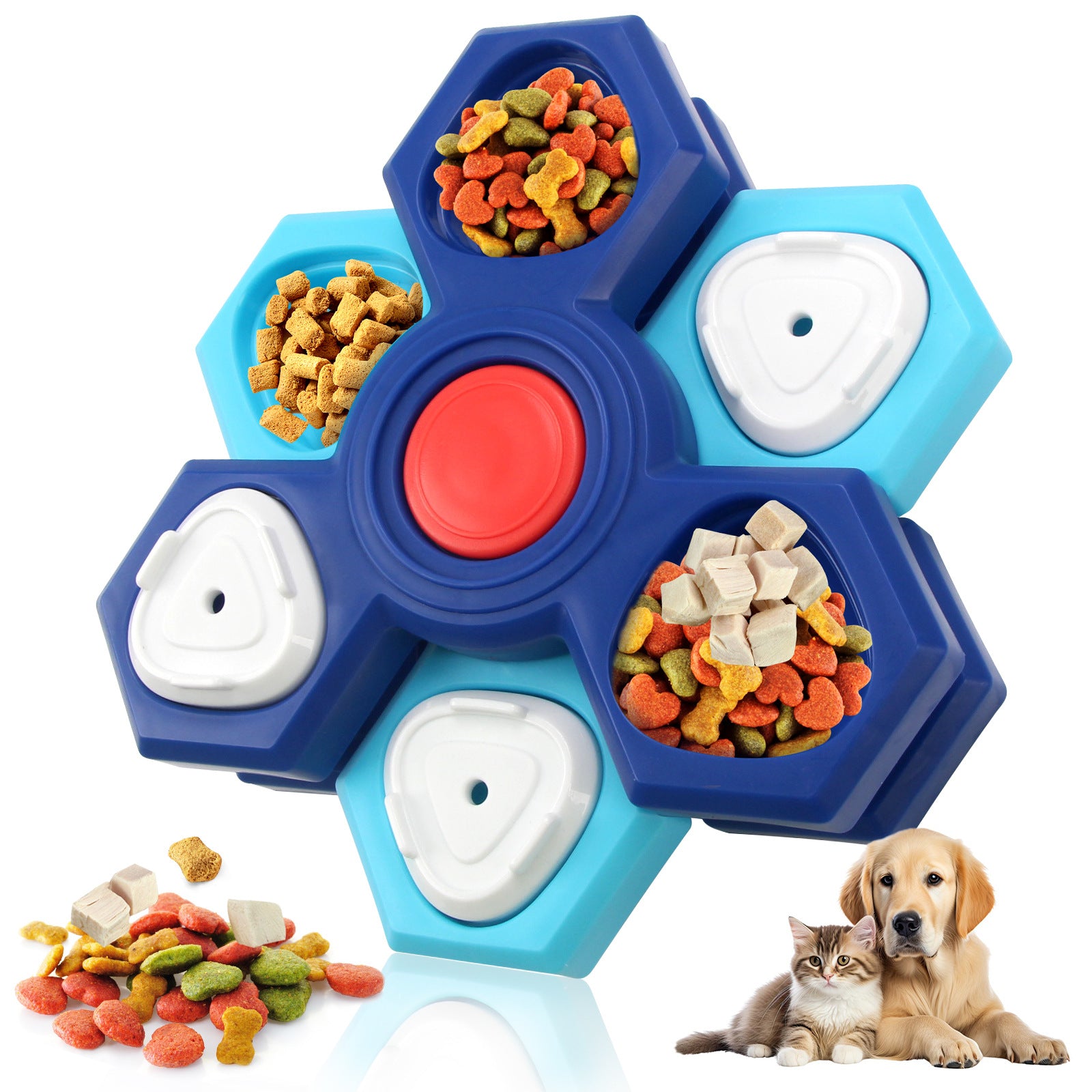 Treat Dispensing Puzzle Toy for Happy Dogs